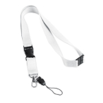 Lanyard de poliéster de 2 cm com fecho de segurança Doubleclip Extra