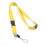 Lanyard de poliéster de 2 cm com fecho de segurança Doubleclip Extra
