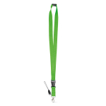 Lanyard de poliéster de 2 cm com fecho de segurança Doubleclip Extra primeira vista