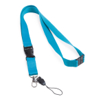 Lanyard de poliéster de 2 cm com fecho de segurança Doubleclip Extra