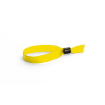 Pulseira para eventos de cetim suave e brilhante com fecho segurança