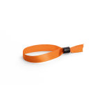Pulseira para eventos de cetim suave e brilhante com fecho segurança
