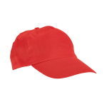 Bonés personalizados baratos para crianças fecho de velcro Kidscolor cor vermelho
