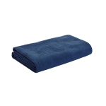 Toalha de praia de microfibra para clientes 250 g/m2 Beachclub cor azul