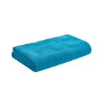 Toalha de praia de microfibra para clientes 250 g/m2 Beachclub cor azul-claro