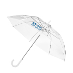 Guarda-chuvas transparentes com logo no cabo ø98 Blanc vista principal
