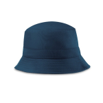 Chapéu estilo bob tipo lona de algodão e poliéster 220 g/m2 cor azul