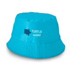 Chapéu estilo Panamá de poliéster, ideal para os dias de calor imagem com logo