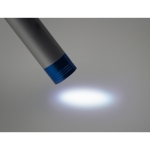 Lanterna com mosquetão e logo iluminado com LED Logolight Clip cor azul sexta vista