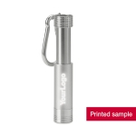 Lanterna com mosquetão e logo iluminado com LED Logolight Clip