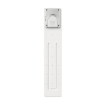 Luz de leitura flexível impressa com o logótipo da empresa Booklight cor branco segunda vista
