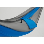 Cama de rede de viagem personalizada, nylon, saco e mosquetão Explorer cor azul real segunda vista