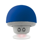 Altifalantes Bluetooth em forma de cogumelo original com ventosa Mushy cor azul real
