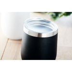 Copos térmicos personalizados de aço inoxidável 300ml Cuisine cor preto terceira vista conjunto