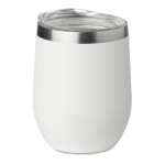 Copos térmicos personalizados de aço inoxidável 300ml Cuisine cor branco