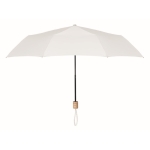 Guarda-chuva dobrado com cabo de transporte ø99 Reciclo Fold cor branco