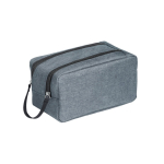 Bolsa de higiene personalizada com duplo fecho de correr Urbanstyle cor azul-claro