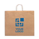 Sacos kraft personalizados de cartão extra grande 115 g/m2 Kraft XL vista principal