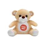 Ursinho de peluche macio para oferecer em feiras e eventos Pooky cor castanho primeira vista