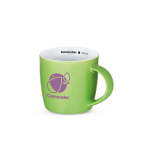 Caneca Mochaccino cor verde-claro imagem com logo