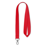 Lanyard Regular 15mm cor vermelho sétima vista