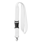 Lanyard Regular Plus 15mm cor branco