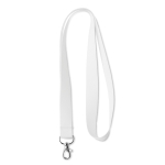 Lanyard Sublim 15mm cor branco