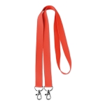 Lanyard Duo 15mm cor vermelho