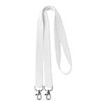 Lanyard Duo 15mm cor branco