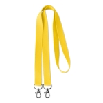 Lanyard Duo 15mm cor amarelo