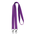 Lanyard Duo 15mm cor violeta