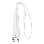 Lanyard Duo RPET Sublim 15mm cor branco