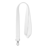 Lanyard Woven 15mm cor branco