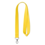 Lanyard Woven 15mm cor amarelo