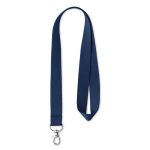 Lanyard Woven 15mm cor azul-marinho