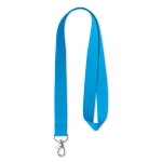 Lanyard Woven 15mm cor azul-claro