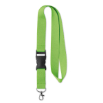 Lanyard Woven Plus 15mm cor verde maçã
