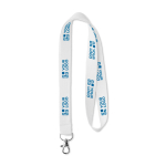 Lanyard Cotton 15mm cor natural vista principal
