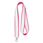 Lanyard Double 20mm cor cor-de-rosa