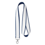 Lanyard Double 20mm cor azul-marinho