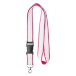 Lanyard Double Sublim Plus 20mm cor cor-de-rosa