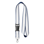 Lanyard Double Sublim Plus 20mm cor azul-marinho