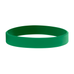 Pulseiras personalizadas baratas de silicone com logo em Baixo Relevo cor verde