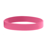 Pulseiras personalizadas baratas de silicone com logo em Baixo Relevo cor cor-de-rosa
