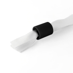 Pulseiras sublimadas baratas de poliéster com fecho inviolável Sublim cor branco quinta vista