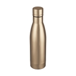 Garrafa personalizada de qualidade de aço inoxidável 500ml Avenue Lane cor champanhe segunda vista frontal
