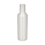 Garrafas de aço térmicas personalizadas elegantes 750ml Avenue Road cor prateado terceira vista