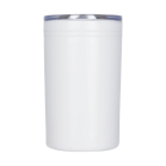 Copo térmico de aço com fecho anti-gotas 330ml Coffee Club cor branco segunda vista
