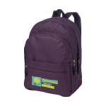 Mochila publicitária de estilo juvenil em várias cores Teens cor violeta segunda vista impressão serigrafia