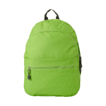 Mochila publicitária de estilo juvenil em várias cores Teens cor verde-lima segunda vista frontal